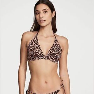 VICTORIAS SECRET LEOPARD BIKINI TOP